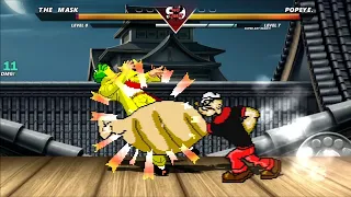 The Mask Vs Popeye - Highest Level Incredible Epic Fight!