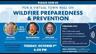 Sen. Dodd Virtual Town Hall:  Wildfire Preparedness and Prevention