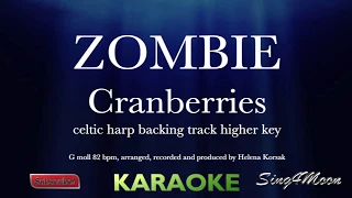 Zombie – The Cranberries (Celtic Harp Karaoke Instrumental) Higher Key