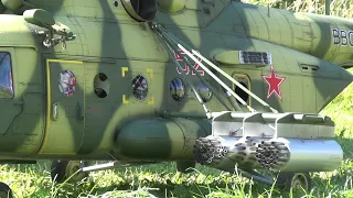 Mil Mi-17 HIP RC TURBINE SCALE MODEL HELICOPTER STUNNING FLIGHT DEMO