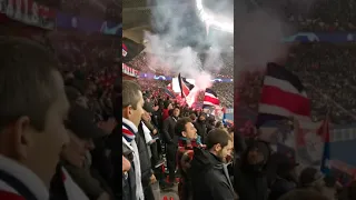 PSG - Galatasaray - 11/12/2019 tribune ultra ambiance de malade