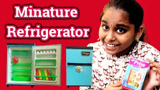 Miniature Fridge for Kids | Miniature Refrigerator | Mini Fridge tamil | Tanisha Skills