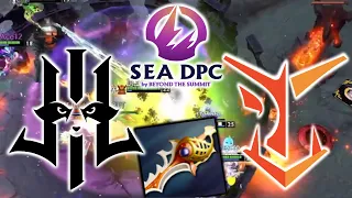 LILGUN vs UD VESSUWAN - CRAZY FIGHT, IO TINY COMBO vs RAPIER MEDUSA !!! DPC SEA SPRING TOUR DIV 2