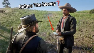 What Happens If You Refuse To TAKE Money After Beating The Gunslinger? - RDR2