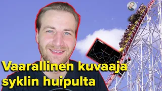 Vaarallinen kuvaaja syklin huipulta