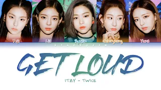 How Would ITZY sing "GET LOUD" by TWICE || Color Coded Lyrics