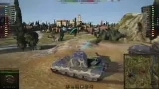 World of tanks E-100, WT E-100 and Batchat 25T Platoon Carry