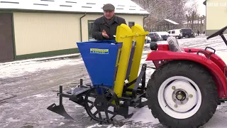 Зроблено в Україні! 2-х рядна картоплесаджалка "Вепр"для мінітракторів.