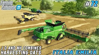 Upgraded Grain Headers for New Holland & John Deere Combines | Italian Farm | FS 22 | Timelapse #72