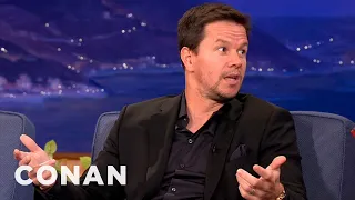 Mark Wahlberg Has Age-Appropriate Fun With His Kids | CONAN on TBS