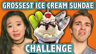 GROSS ICE CREAM CHALLENGE! (ft. React Cast) | Challenge Chalice