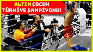 Altın Çocuk Enes Berke Asıl  K1 Türkiye Şampiyonu