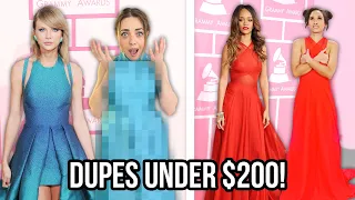 Trying Red Carpet Dress KNOCK-OFFS?! *Beyonce, Taylor Swift & More*
