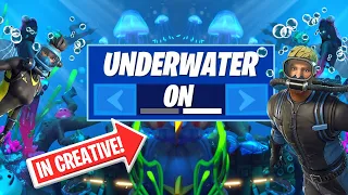 How To Make UNDER WATER MAPS In Fortnite Creative!