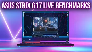 Asus Strix G17 RTX 3070 Max-P Live Benchmarks and Game Testing ($1799)