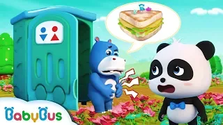 No Comas la Comida Caída en el Suelo | Canciones Infantiles | Hábitos Saludables Niños | BabyBus