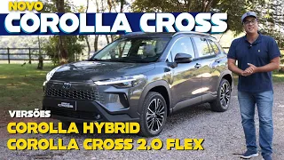 TESTE COM AS DUAS VERSÕES DO NOVO COROLLA CROSS XRX + PREÇOS DE CADA VERSÃO linha 2025