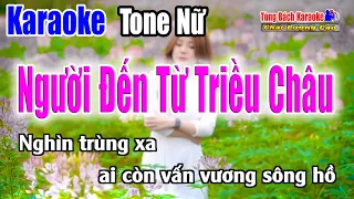 Người Đến Từ Triều Châu || Karaoke Beat Chuẩn  ( Tông Nữ ) Nhạc Sống Tùng Bách