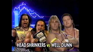 Tag Titles   Headshrinkers vs Well Dunn   Wrestling Challenge July 17th, 1994