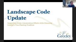11/5/2020 Landscape Code Update Public Meeting