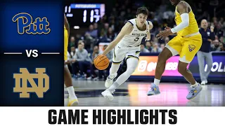 Pittsburgh vs. Notre Dame Men's Basketball Highlights (2022-23)