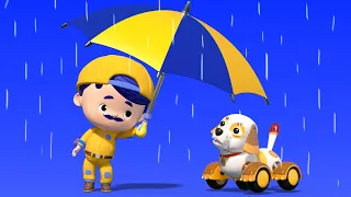 AnimaCars - Jonny a jeho psí kamarád jsou uvězněni v jámě - animáky pro děti s náklaďáky & zvířaty