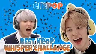 Kpop Whisper Challenge Funny Moments (ENG SUB)