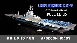 USS ESSEX CV-9 FULL BUILD, Model kit, 1:720 Scale by Revell