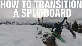 How to transition a SPLITBOARD 101 #snowboard