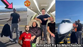 {video} Sofyan Amrabat fly to Manchester for media duties with Manchester United.