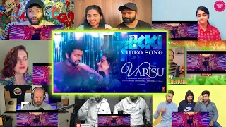 Jimikki Ponnu Video Song Reaction Mashup | Varisu | Thalapathy Vijay | Thaman S | Only Reactions