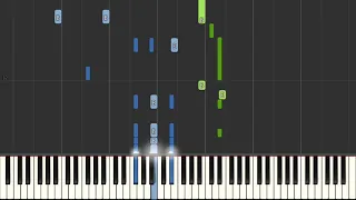 Giuseppe Verdi Grand March from Aida [ Easy Piano Tutorial] Synthesia