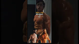 I TRIED THOR’S AB WORKOUT😳 #bernardorebeil #thor #chrishemsworth #abs #absworkout #abworkout