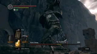 DARK SOULS™  REMASTERED BOSS IRON GOLEM  NO DAMAGE