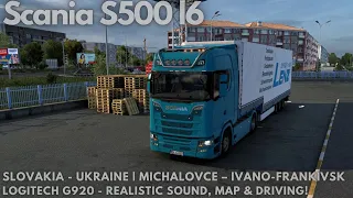 ETS2 - Ep.41 | Michalovce (SK) – Ivano-Frankivsk (UA) | Miami Blue Scania S500 l6 Lenz Spedition