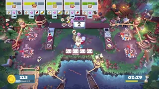 Overcooked 2: Дополнение Campfire cook off. Gameplay live stream #1