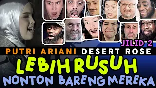 LEBIH SERU NONTON BARENG❗💥 Putri Ariani Desert Rose cover Sting Reaction Compilation