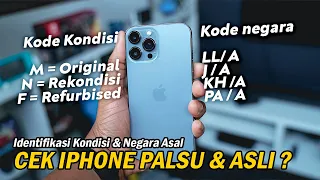 JADI BEGINI CARA CEK IPHONE iBOX ATAU BUKAN DAN BEDAIN IPHONE ORI DAN REKONDISI - KODE MODEL IPHONE