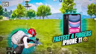 BGMI 3.1 UPDATE FASTEST CLUTCHES💥IPHONE 11 SMOOTH + 60FPS PUBG / BGMI TEST 2024 ⚡️