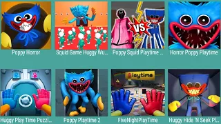 Poppy Horror,Squid Game Huggy Wuggy,Poppy Squid Playtime,Horror Playtime,Huggy Playtime,Poppy 2,...