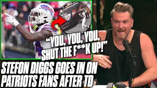 Stefon Diggs Tells Patriots Fans To "Shut The F**k Up!" In Win Over New England | Pat McAfee Reacts