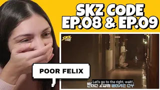 슼케어리 나잇 #1 & #2｜[SKZ CODE(스키즈 코드)] Ep.08 & EP.09 | STRAY KIDS REACTION