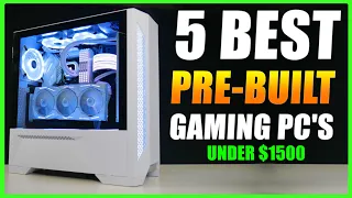 5 BEST PRE-BUILT Gaming PC's Under $1500 on Amazon 2022