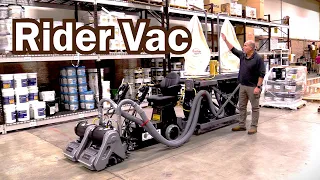 American Sanders Gym Floor Rider Vacuum | City Floor Supply