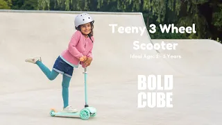 Teeny 3 Wheel Scooter Demo | Model: 104CM/ 3.4FT | BOLDCUBE Scooters