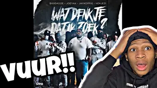 🔥🔥 Bigidagoe ft. JoeyAk x Jaykoppig & Hekje 31 - Wat Denk Je Dat Ik Zoek (REACTIEVIDEO)