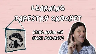 Learning Tapestry Crochet ♥ Tips from my first project