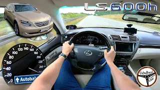 445 KM Lexus LS600h | V-MAX, 0-100, 100-200 km/h. Prezentacja i próba autostradowa. AUTOBAHN.