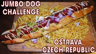 JUMBO HOT DOG CHALLENGE IN CZECH REPUBLIC!!