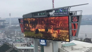 2018 Cincinnati Bengals NFL game intro video at Paul Brown Stadium